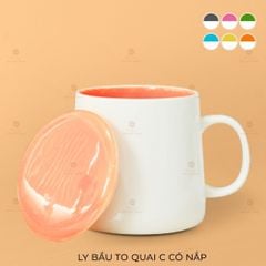 Ly Bầu Quai C To Có Nắp